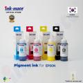 Epson Pigment Printer Refill Ink ink 1 set of 100ml CMYK (4/6 colors) Inkmate Made in Korea. 