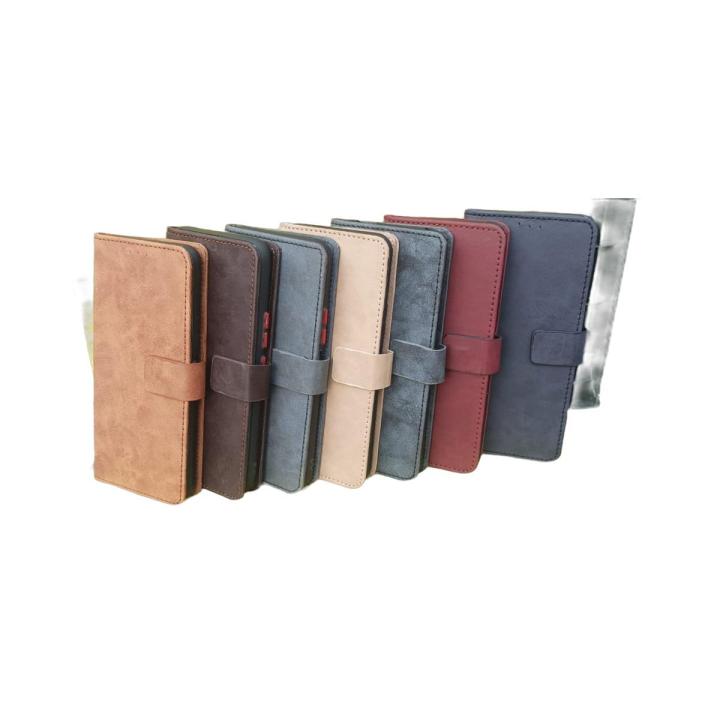 Custodia OnePlus 5T Portafoglio In Pelle PU Con Supporto E Slot Carte - Blu