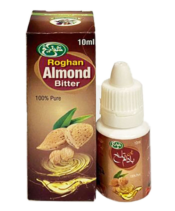 Roghan Badam Talakh 10ml by Shafi - Bitter Almond Oil / Kadwe Badamo ka Tail / Badaam Tel Talkh