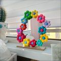 handmade flower  deisgn with clay for mirror The trending home mirror Decoration For Home Decor Living Bed Room And For Gifts Piece Item and wall decore. 