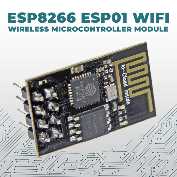 ESP8266 ESP01 WiFi Module Wireless Microcontroller Module For Arduino ...
