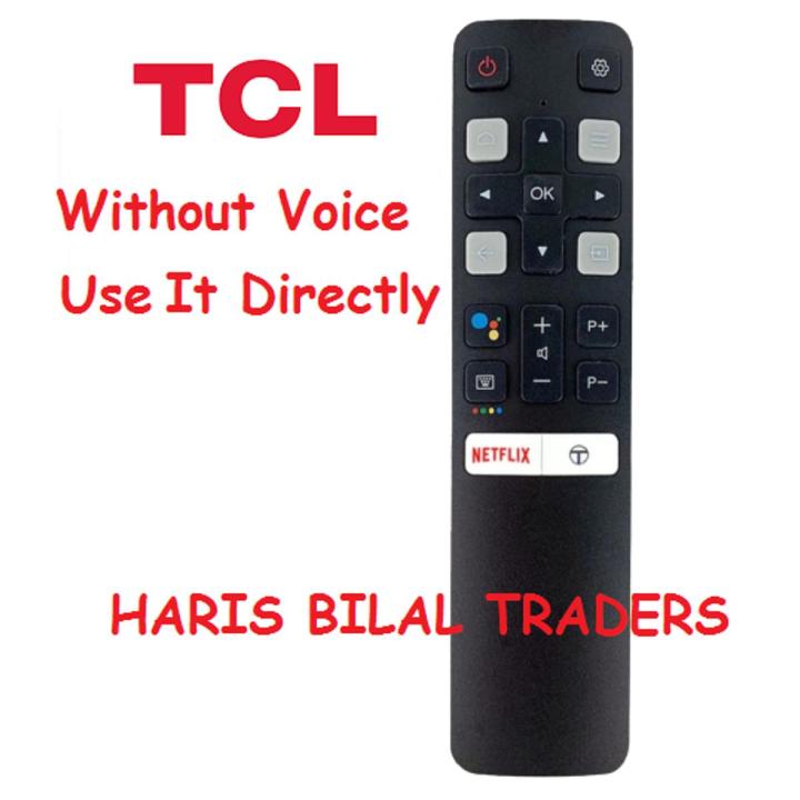 TCL Smart LED TV Remote Control Without Voice Command With Netflex Button