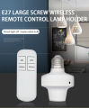 Remote Control Light Lamp Socket E26 E27 Bulb Base Holder Voltage: 90V-175V 50/60 Hz. 