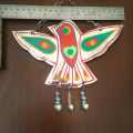 Truck Art Chamak Patti Steal Work Wall Or Door Hanging (Bird Shape). 