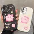 AMORVOR Case for Vivo Y16 Cute Bow-Knot Kirby Back Cover Pattern Luxury Plating Metal Lens Soft Liquid Silicone Case. 