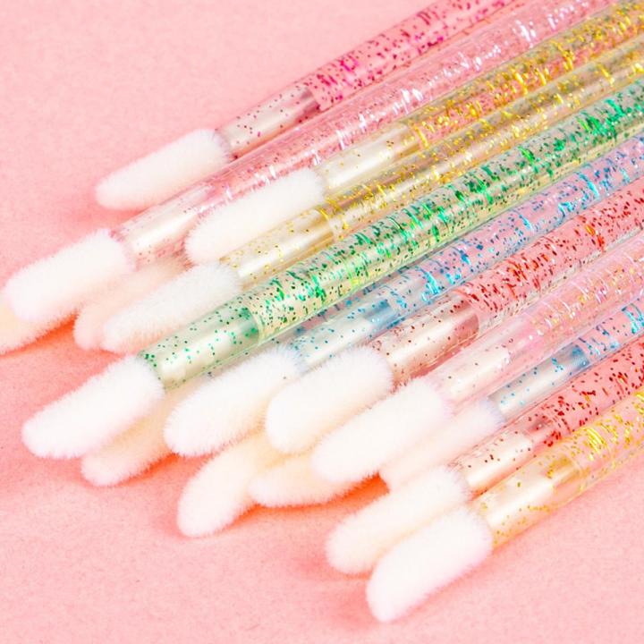 50pcs Disposable Lip Brush Wholesale Applicator Lipstick Make Up Brushes Set Maquillage Lip Brush Make Up Tool