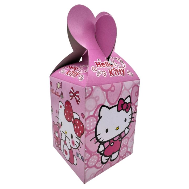HELLO KITTY GOODY BOX - PACK OF 10 GOODY BOX - HELLO KITTY THEME GOODY BOX