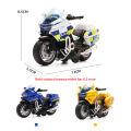 PinShang 1:14 Police Motorcycle Model Toys Children Alloy Pull Back Motorcycle. 
