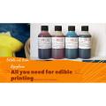 Edible Ink, Set of 4 Bottles-Kopyform -Black Cyan, Magenta, Yellow-Edible ink for edible printing. 