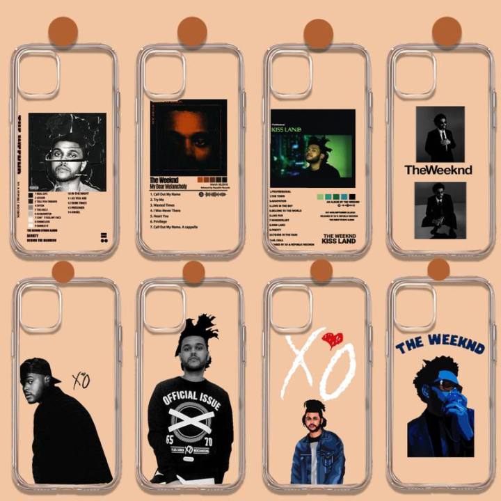 The Weeknd XO Phone Case Transparent soft For iphone 11 13 12 14 x xs xr pro max mini plus