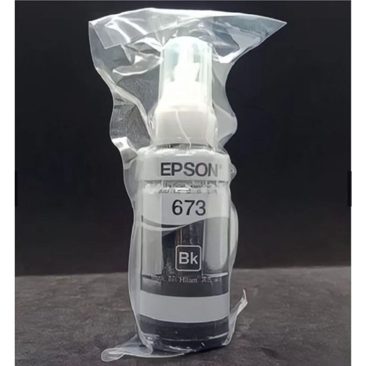 Epson 673 Original Ink Bottle Set ( Black / Cyan / Light Cyan / Yellow / Magenta / Light Magenta ) ( L800 / L805 / L810 / L850 / L1800 Printer )