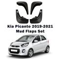 Kia Picanto 2019-2021 Mud Flap Set of 4 Pieces - Splash Guard. 