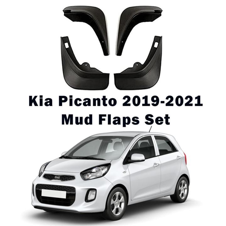 Kia Picanto 2019-2021 Mud Flap Set of 4 Pieces - Splash Guard