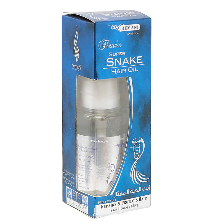 𝗛𝗘𝗠𝗔𝗡𝗜 𝗟𝗜𝗩𝗘 𝗡𝗔𝗧𝗨𝗥𝗔𝗟 - SUPER SNAKE HAIR OIL 60ML