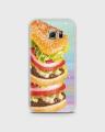 Samsung Note 5 Edge Cover in Hybrid Soft Case cover Tpu Burger Print- 1cover2129. 