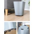 12Pcs Adhesive Pulley Storage Box Casters Trash Can Furniture Caster Wheel Home Silent No Scratches Box Wheels Black. 