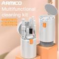 ARMICO 20-in-1 Cleaner kit Computer Keyboard Brush Earphones Cleaning Pen Screen cleaning Spray Bottle Set Cleaning Tools Keycap Puller. 