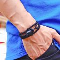 Fashion Charm Animals Manta Bracelet Handmade Braid Double Layer Milan Rope Braclet Summer Homme Women Beach Accessories Jewelry. 