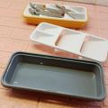 "Phoenix Plastic Spoon & Knife Cutlery Organizer Drawer Tray (Random Colors)". 