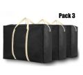 Extra Large Storage Bag Clothes For Quilt Non-Woven Storage Bag Large Capacity Moving Packing Luggage Bag For Bedroom Wardrobe - 20 x 15 x 10 Inches. 