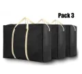 Extra Large Storage Bag Clothes For Quilt Non-Woven Storage Bag Large Capacity Moving Packing Luggage Bag For Bedroom Wardrobe - 20 x 15 x 10 Inches. 