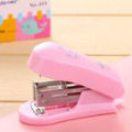 Creative Mini Stapler And Staple Set 400 Staples Cute Student Stationery Office Supplies Three Colors Optional. 