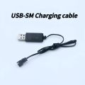 14500 Rechargeable Battery 3.7V 500mAh Lithium Battery with SM Plug USB Charger-SM for Toy Game Controller. 
