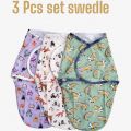 Zeri & Meri Store High Quality Super Soft Summer Newborn Baby Infant Swaddle Wrap Sheet 0-3 month(Random). 