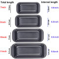 Nonstick Bread Loaf Pan Cake Bread Mold Bakeware Gray Fruit Cake pan Loaf Cake Pan Mould Cake Pans Single Cake Baking Tool non stick long Shape Cake Mould Fruit Cake Cream Cake Making Tool Cakepan Non Stick Baking Trays & Pans Pastry Baking Non Stick Pan. 