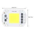 100W 220V Cold White High Power LED Chip Voltage COB Light Source for Indoor Outdoor Use. 