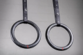 Gymnastic rings, olympic rings, Cross training gymnastic fitness exercises rings. 