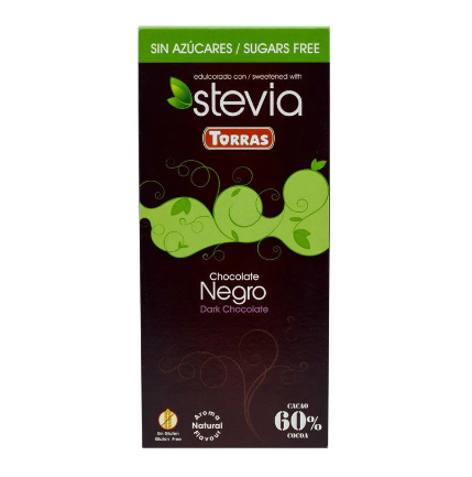 TORRAS STEVIA CHOCOLATE NEGRO DARK CHOCOLATE 100G