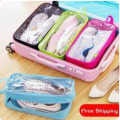 Travel Shoes Organizer Storage Bag With Metallic Zip & Water Proof. 