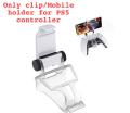 DOBE PS5 Controller Mobile Gaming Clip for Playstation 5 Dualsense Controller Remote Play Mobile Phone Holder (No controller/Phone included) Only Holder Cilp. 