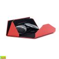 Folding Sunglasses Case Men and Women Fashion Foldable Spectacle Case Black Triangle Glasses Case. 
