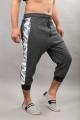 Black Cotton Side Stripe Casual Trouser For Men Street wear. 
