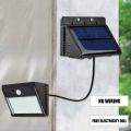 EF 30 LED Solar Light Human Body Induction Wall Light Motion Sensor St Lamp. 