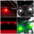 Universal Led Aircraft Strobe Light Motorcycle Car Warning blinker Lamp Vibration Sensing Magnetic Turn Signal with Remote Control. 