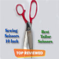 Scissors (9-10 inches) - Tailor Scissor - Scissors Set - Kitchen Scissor - Scissors Tailor - Large Scissor.... 