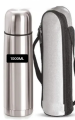Stainless Steel Flask Hot and Cold Premium Quality Steel Water Bottle Flip Style Vacuum Insulated Flask with cover, Hot and Cold Water Bottle, Double Walled Stainless Steel Bottle for Travel, Home, Office, Outdoor, Gym, Sports, (Silver). 