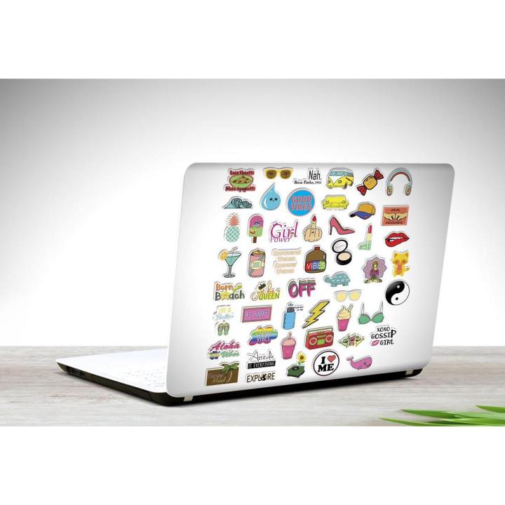 Girls Stickers - Teen Girls Mix Stickers Laptop Skin Vinyl Sticker Decal, 12 13 13.3 14 15 15.4 15.6 inch Laptop Skin Sticker Cover Art Decal Protector Fits All Laptops