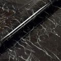 Self Adhesive Black Marble Sheet for Kitchen-60x200cm Wall Paper Waterproof. 