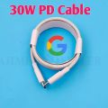 For Google 30W Usb To Type C Cable 100CM Fast Charging Pd Type C Cord Line For Google Pixel 3 4 5 6 7 Pro 4A 5A 6A 3A XL XXL 4XL. 