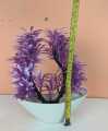 pack of Three Artificial Flowers Decor For Home Living Room DIY Handmade Artificial Orchid Flower Bouquet Ornament 5 Forks Dancing Orchid Artificial Flower Decor Bedroom. 