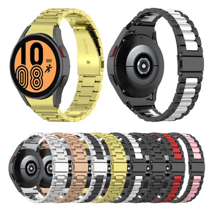 20mm Stainless steel Chain Strap for Samsung Galaxy Watch 4 Classic 42mm 46mm, Watch 5/5 Pro Watch 6 44mm/40mm Watch 6 Classic 43mm/Watch 6 Classic 47mm