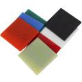 7 pieces square glass sheet sponge bright colorful different colors packed in a stained project. 