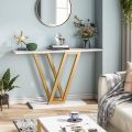 Eye Catching Industrial Style Console Table for Living Room. 