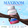 Nutrifactor Maxzoom - Hair Growth & Repair Supplement | Biotin, Zinc & Collagen Tablets for Strong, Thick, Shiny Hair, Glowing Skin & Healthy Nails | 60 Tablet. 