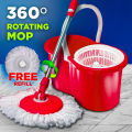 2 in 1 Spin Mop - Magic Spin Mop With Bucket - Mops With Bucket - Automatic Floor Cleaner Mop - Mops With Bucket With Low Price - Cleaning Accessories By Sweepy. 