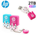 【COD+Ready Stock + FREE Shipping 】HP USB Flash Drive 32gb 64gb 128gb 256gb 512gb USB3.0 Silicone Ice Cream Orange Pendant Drive C-type OTG DJ Disk Pen Drive. 